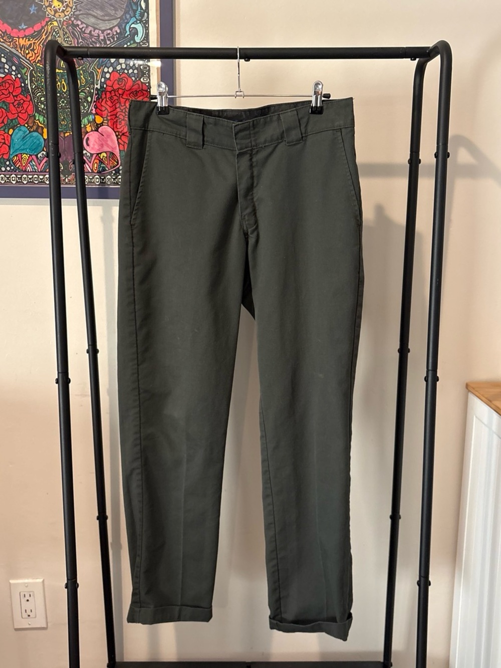 Men's Olive Green Dickies Pants